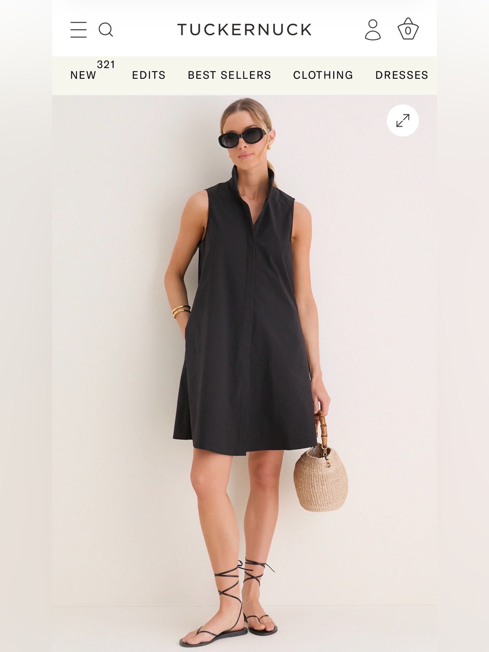 The sleeveless Charlie dress